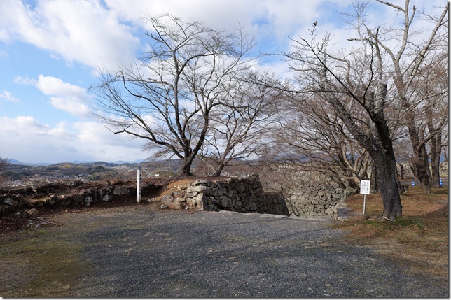 七間廊下・腰巻櫓跡と埋門（裏切手門）跡