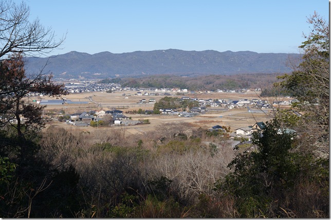 本陣跡からみた備中高松城