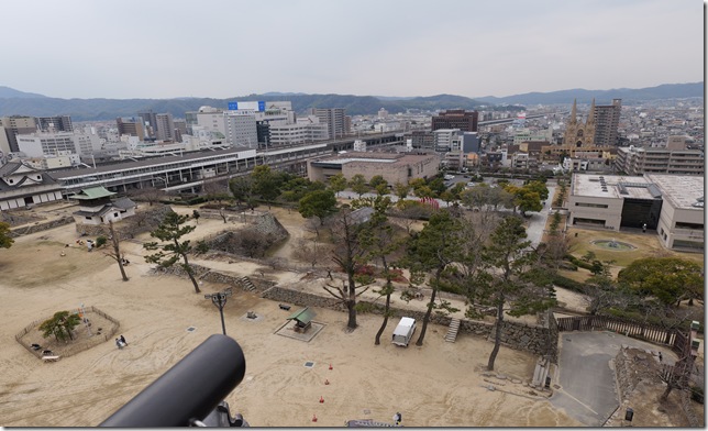 天守より