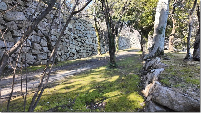 本丸上段北面二重櫓跡