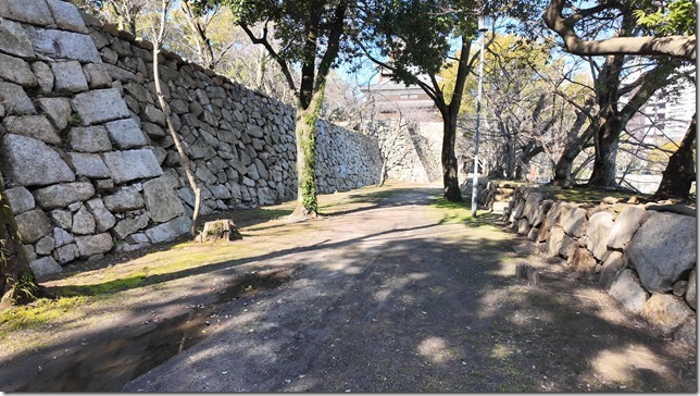 本丸上段北面多聞櫓（西側）跡