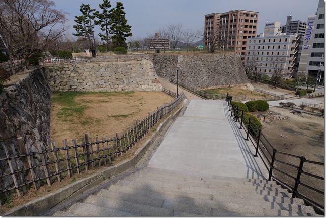 二之丸（東側）の東登城路