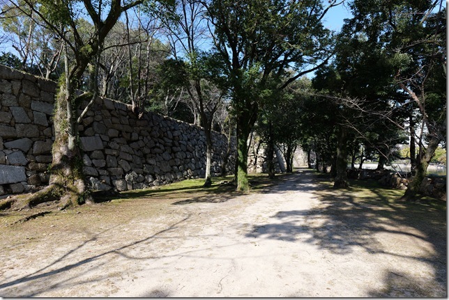 本丸上段北面多聞櫓（東側）跡