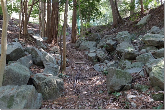 北の丸内桝形虎口