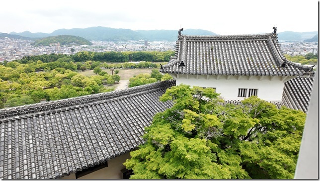 東小天守から見たニの渡櫓・ホの櫓
