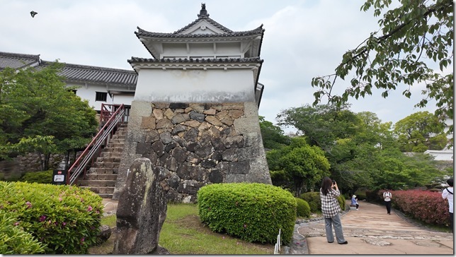 化粧櫓と西の丸北門跡