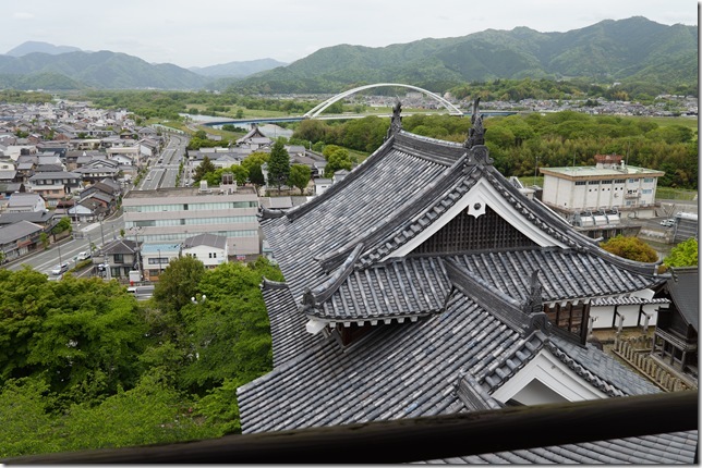 天守より北側のぞむ