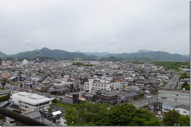 天守より北西側のぞむ