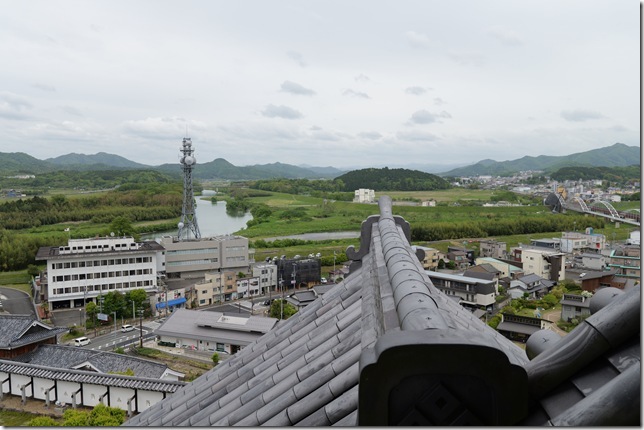 天守より東側のぞむ