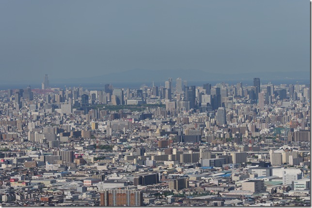 展望台からの眺望（大阪城）