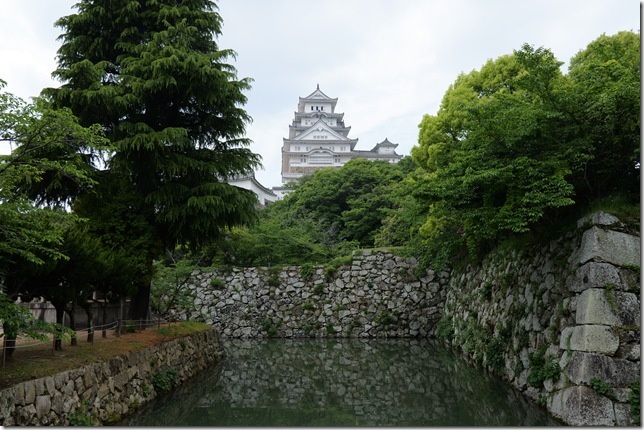 東側からの天守
