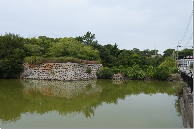 中堀と東不明門跡