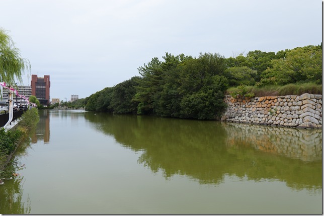 中堀と東不明門跡