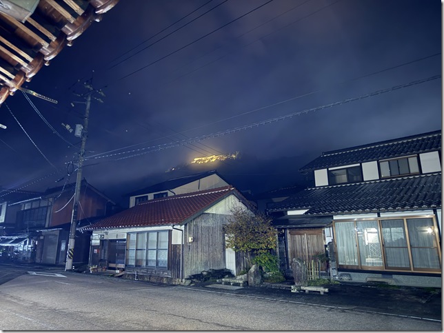 津和野城ライトアップ