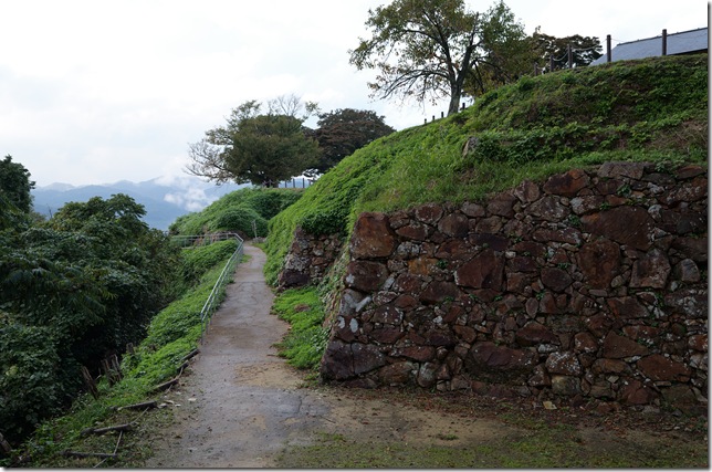 二ノ丸西側下の石垣