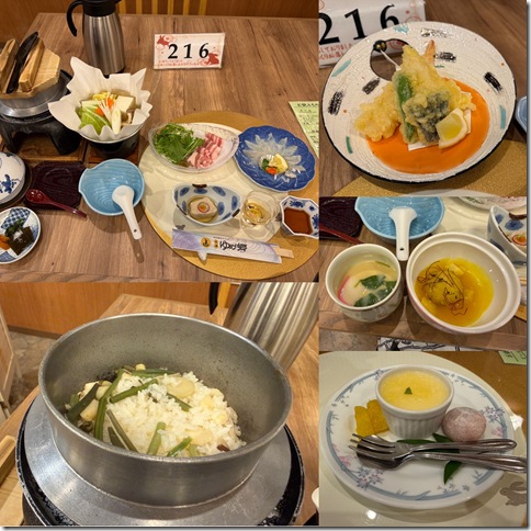 ふく刺とむつみ豚しゃぶしゃぶ付会席