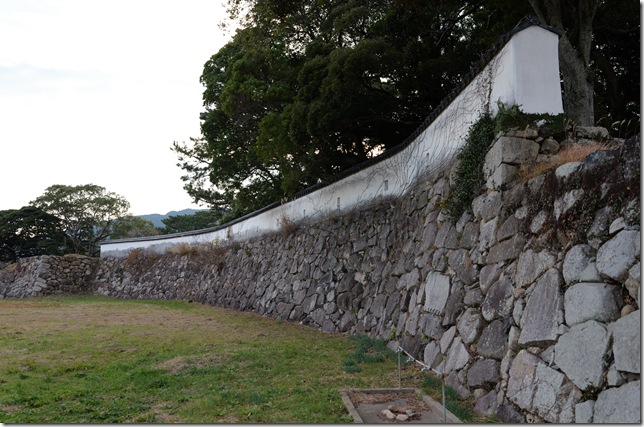 二の丸土塀（銀眼土塀）