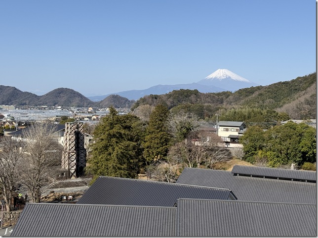 反射炉と富士山