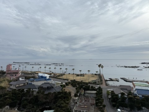 南国ホテル部屋からオーシャンビュー