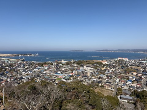 館山城より