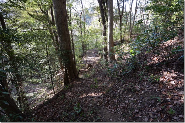 西へ進んで左下へ戻る