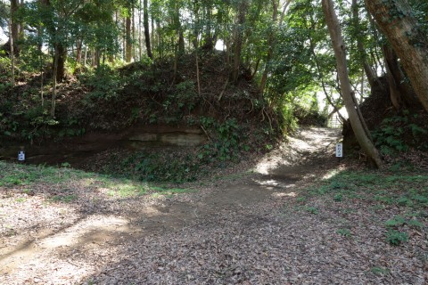 西二の曲輪桝形虎口