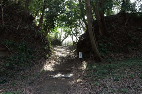 西二の曲輪桝形虎口