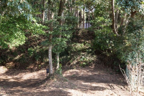 西二の曲輪桝形虎口