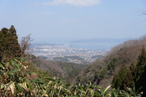 本丸駐車場からの眺望