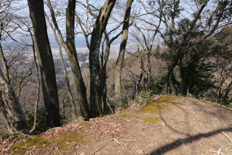 二の丸最北端からの眺望