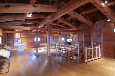 五十間長屋（二階・菱櫓方向）