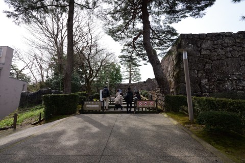 大手門(尾坂門)跡