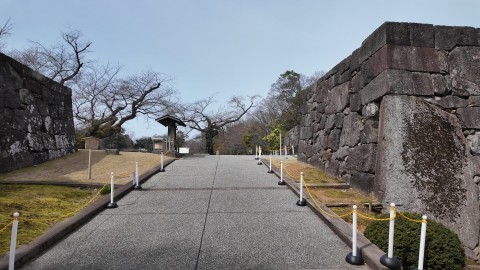 大手門(尾坂門)跡