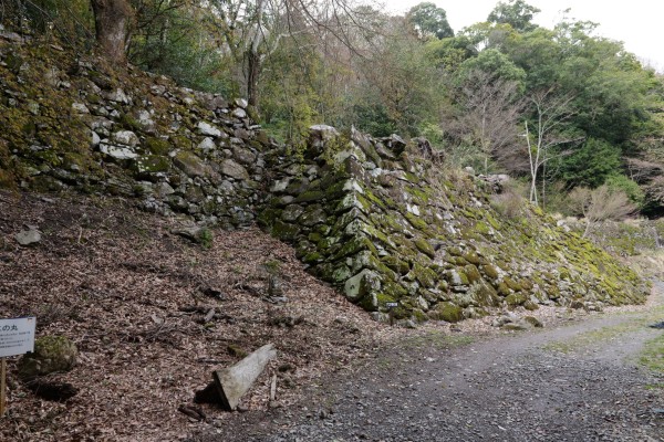 二の丸穴太積石垣