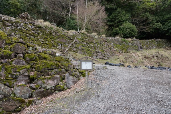 二の丸南虎口石垣