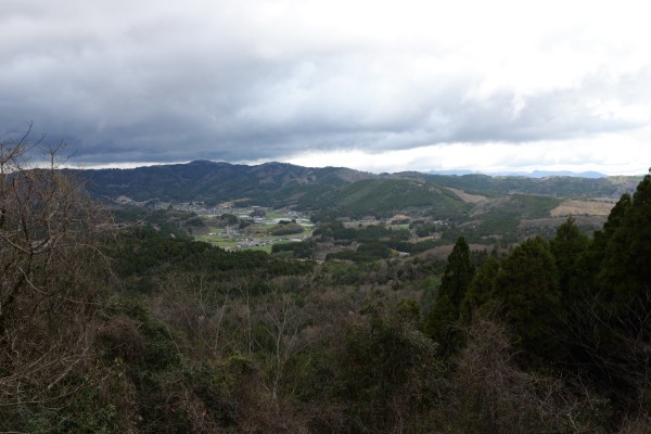 櫓台跡からの眺望