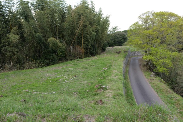 東側の曲輪東端部