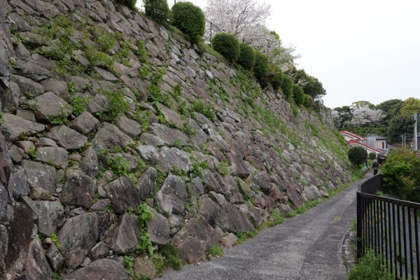 二ノ丸西側石垣