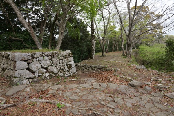 本丸外曲輪北側虎口