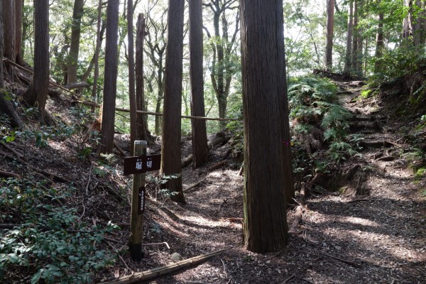 堀切（二の曲輪-本曲輪）