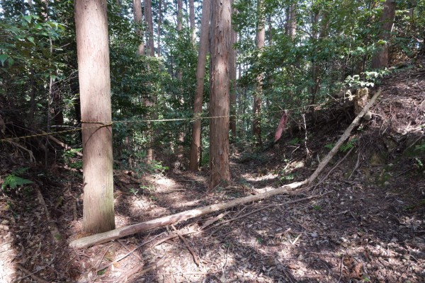 堀切（二の曲輪-本曲輪）