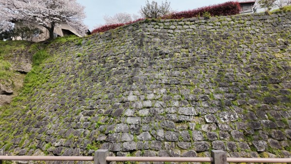 海鹿櫓南側腰曲輪石垣