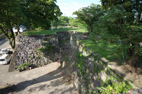 小天守跡(大天守より)