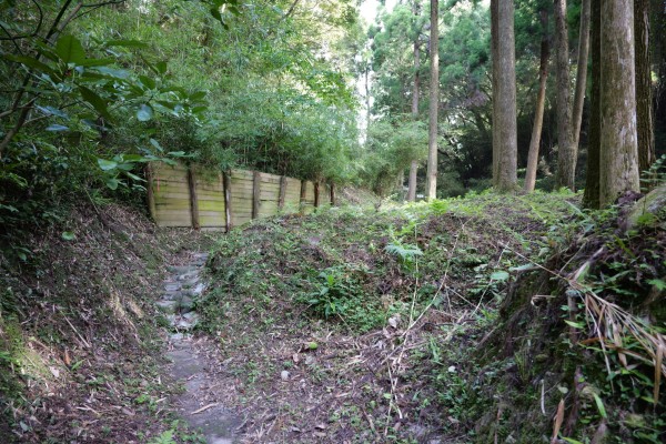 枡形虎口（本丸下平場）