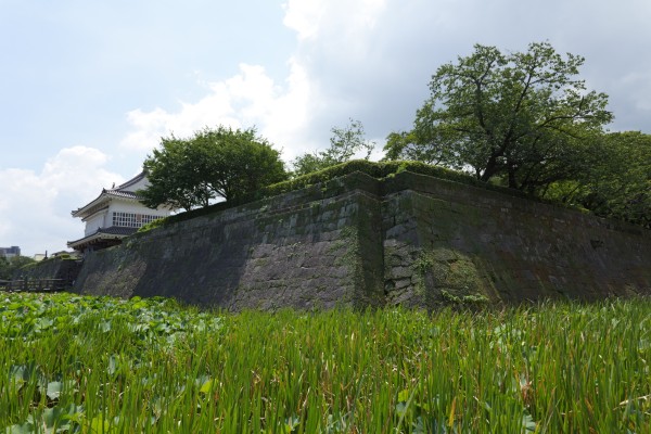 本丸北東面石垣（鬼門除け）