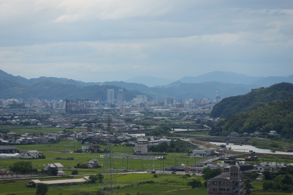 高知市の街並み