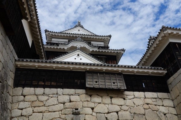 天守・筋鉄門東塀