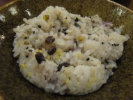 まるまつの六穀米飯